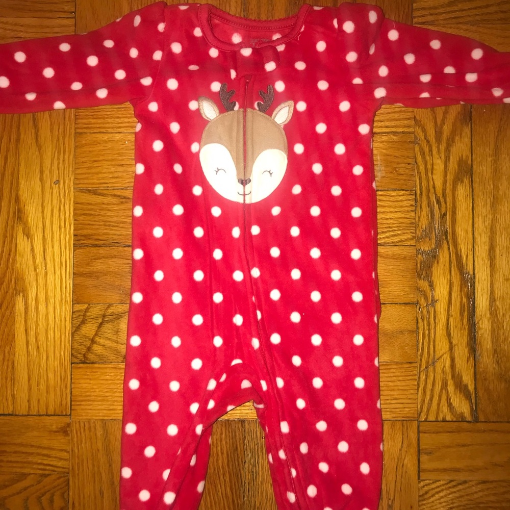 Reindeer fleece pajama
